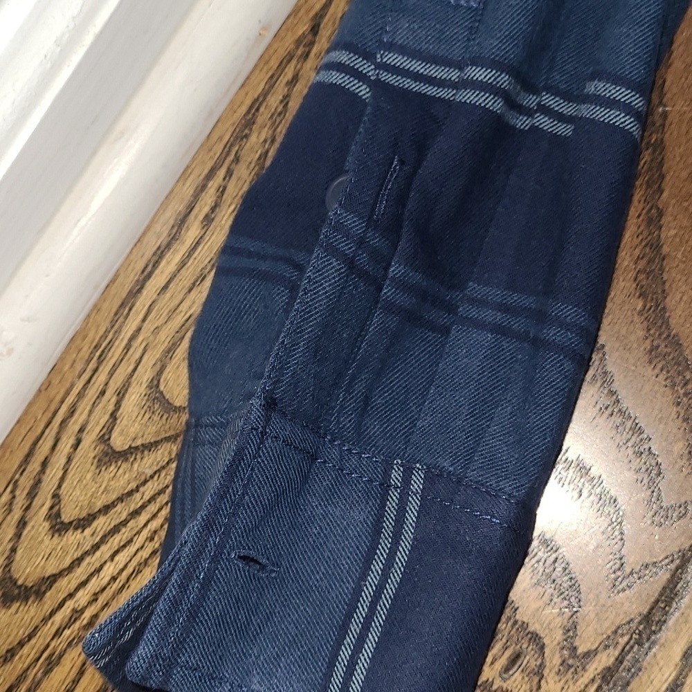 Men's Arizona Jeans plaid long sleeve shirt Size L - Picture 3 of 5